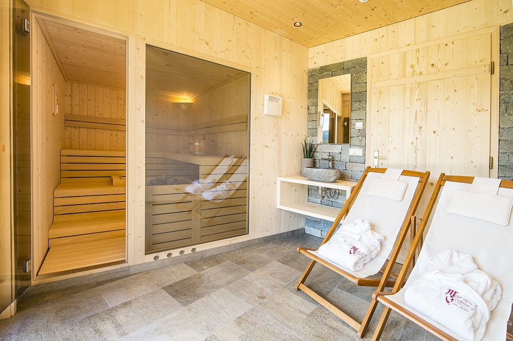 Sauna im Chalet